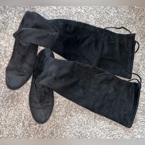 Black Knee high boots